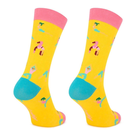 Chaussettes Fantaisies Unisexe KYLIE CRAZY Fun Gym