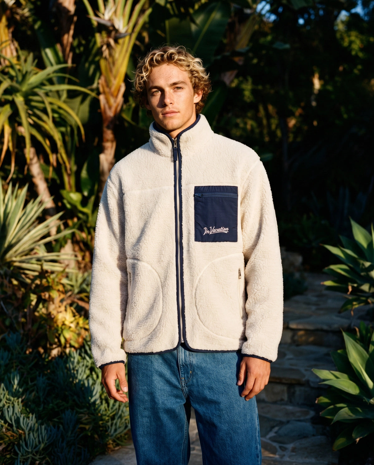 Veste Polaire Unisexe ON VACATION "Positive Energy"