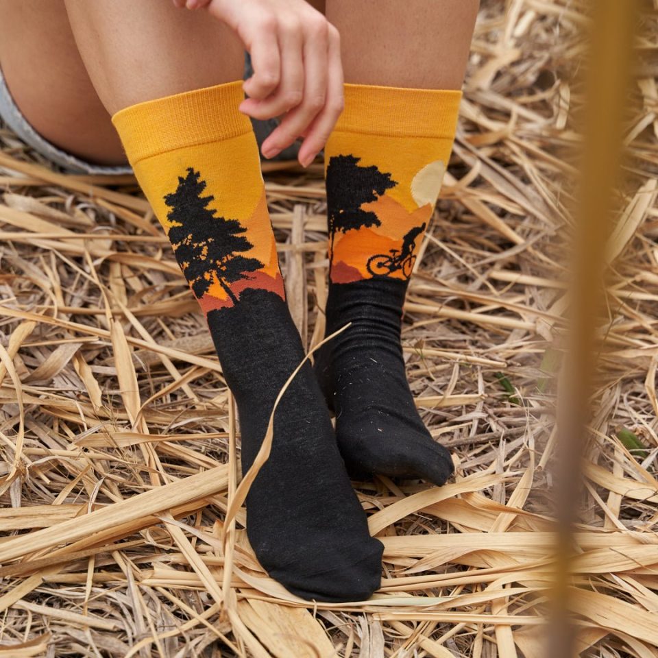 Chaussettes longues Fantaisies KYLIE CRAZY Mountain Bike