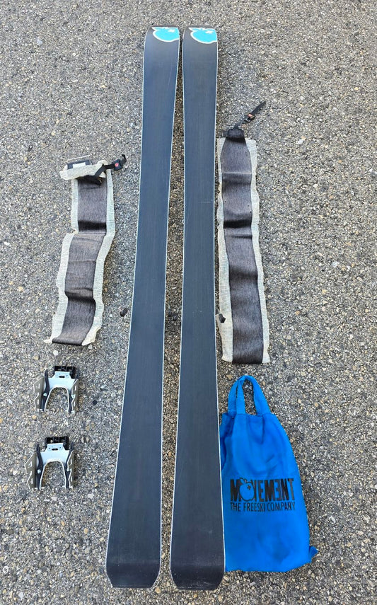 Occasion Set Ski de randonnee Movement 1m84 + peaux + couteaux