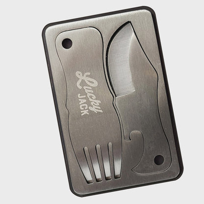 Carte d'Aventure Mini Mess Kit LUCKY JACK Outil de Repas Compact