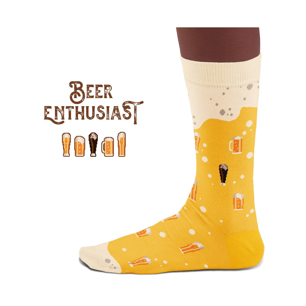 Chaussettes Fantaisies SOCK AFFAIRS Beer