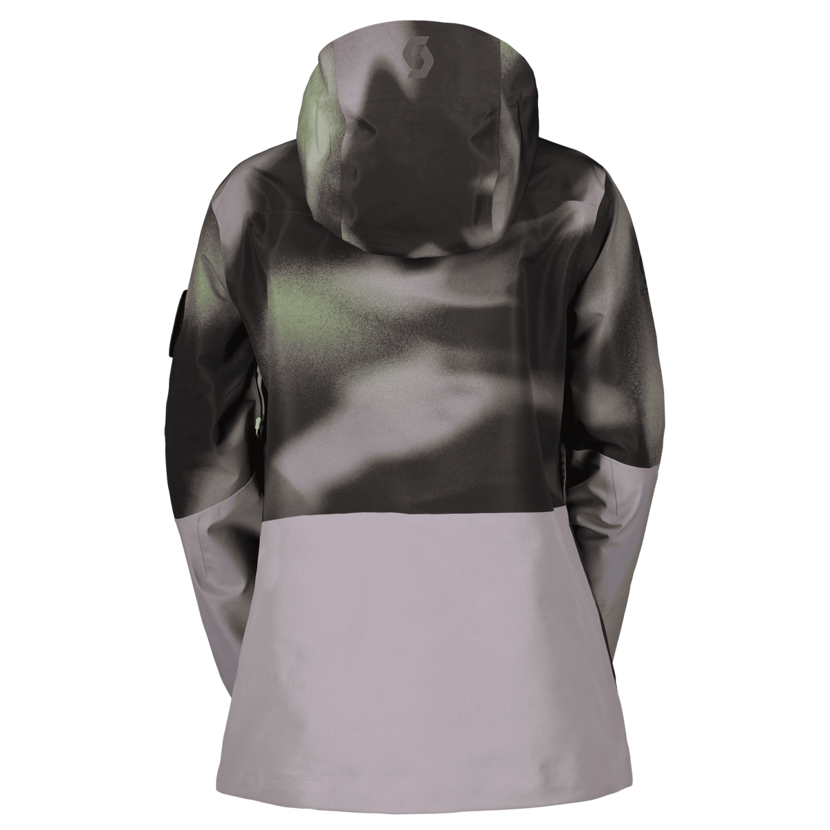 Veste de Ski de Randonnée pour femme SCOTT Vertic Ripstop 3 couches, Evening Grey Print/Black
