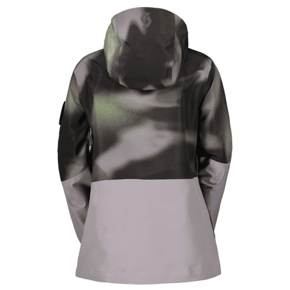 Veste de Ski de Randonnée pour femme SCOTT Vertic Ripstop 3 couches, Evening Grey Print/Black