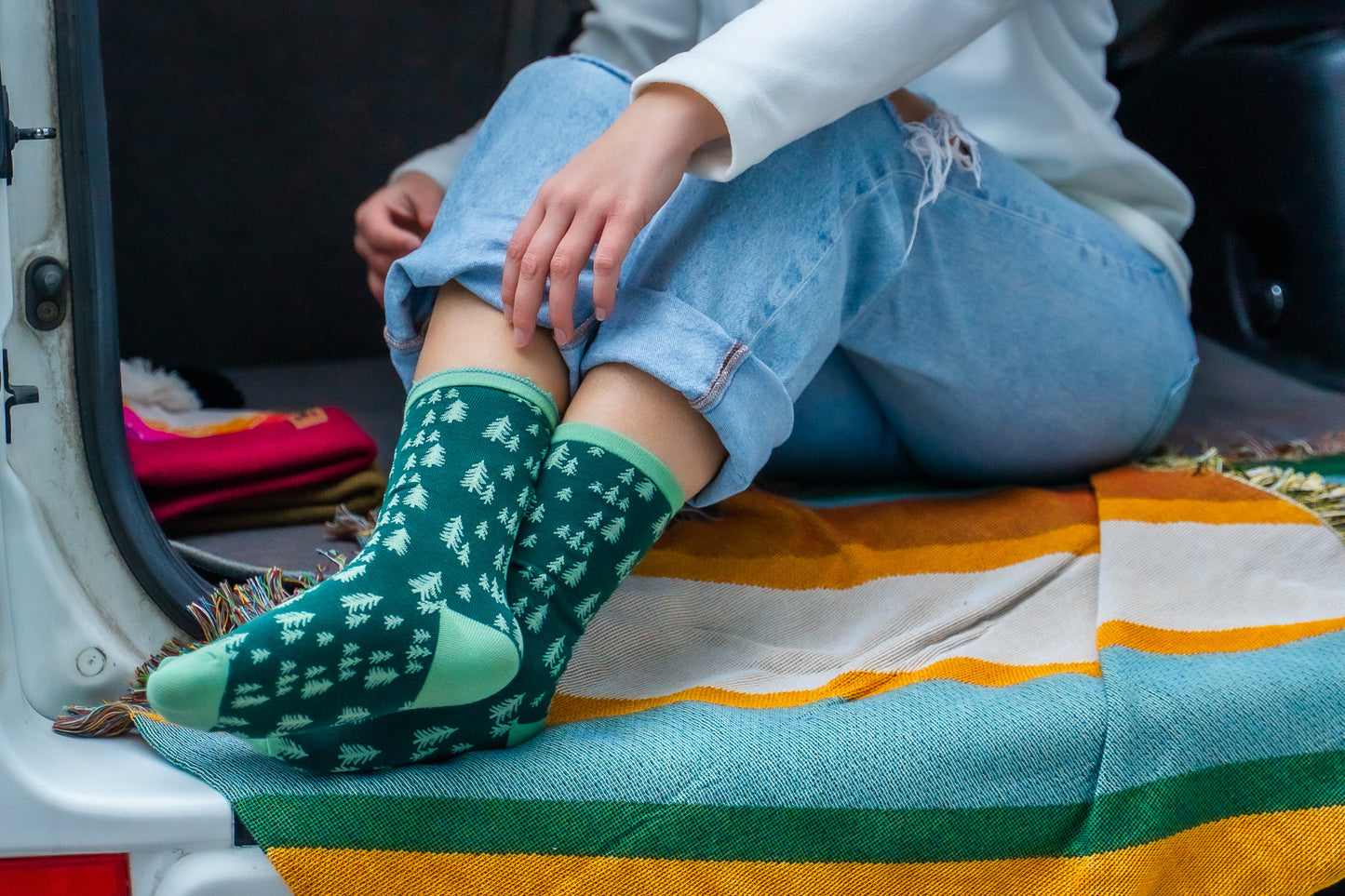 Chaussettes Unisexes "Pine Trees" THE MONTANA SCENE