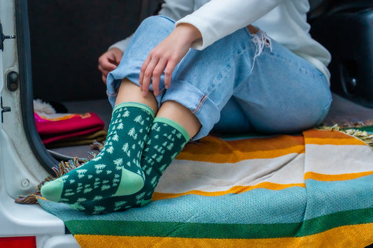 Chaussettes Unisexes "Pine Trees" THE MONTANA SCENE
