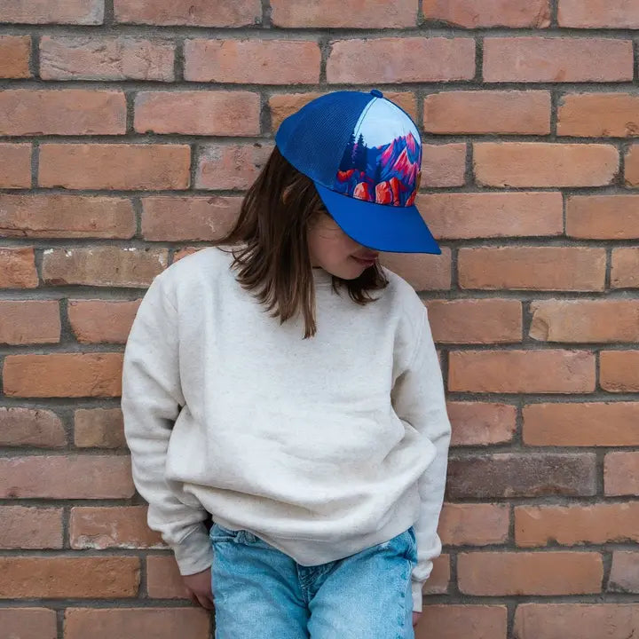 Casquette Trucker Enfant THE MONTANA SCENE "Rocky Mountains"