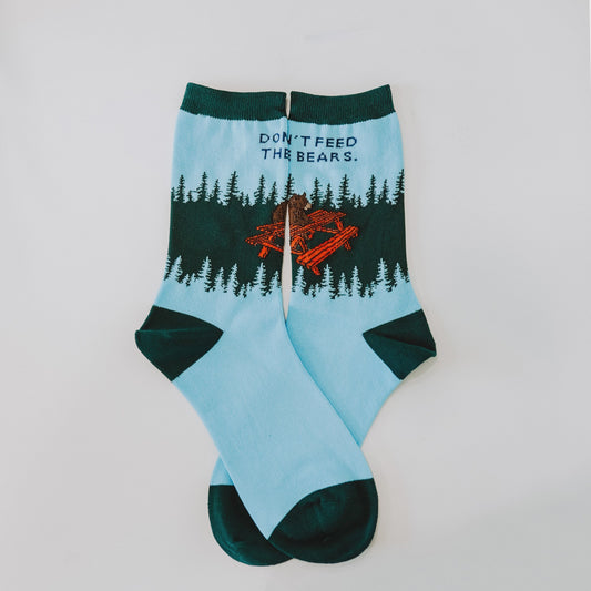 Chaussettes unisexes THE MONTANA SCENE, Don't Feed the Bears 36-42
