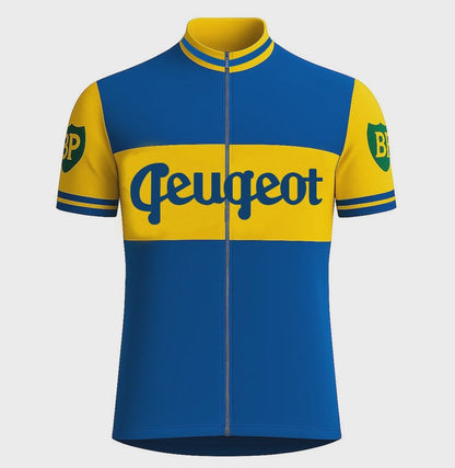 Maillot Cycliste Rétro REDTED Peugeot-BP-Dunlop (1956-1960)
