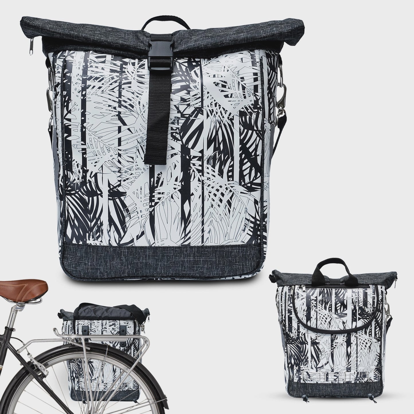 Sacoche à vélo IKURI pour porte-bagages