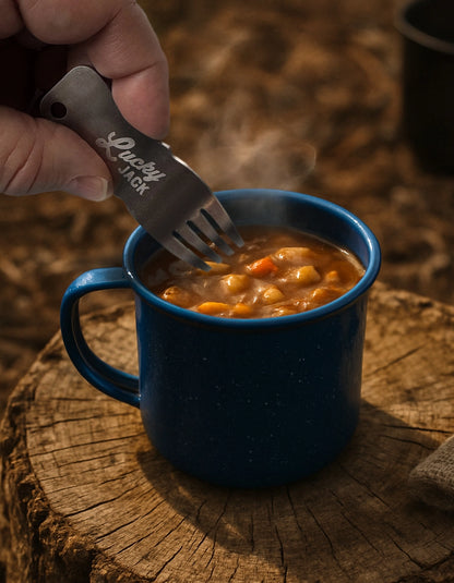 Carte d'Aventure Mini Mess Kit LUCKY JACK Outil de Repas Compact