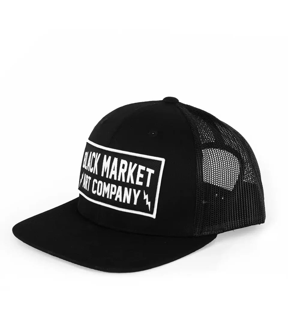 Casquette Trucker rétro Black Market Electric