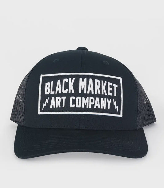 Casquette Trucker rétro Black Market Electric