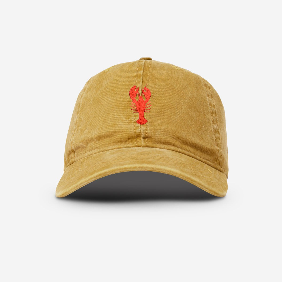 Casquette en Coton Délavé avec Broderie Homard ALL' OCEAN