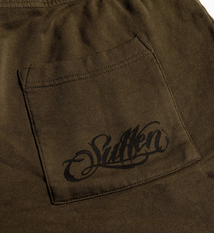 Shorts de survêtement pour Homme Fatigue SULLEN, Forest Night