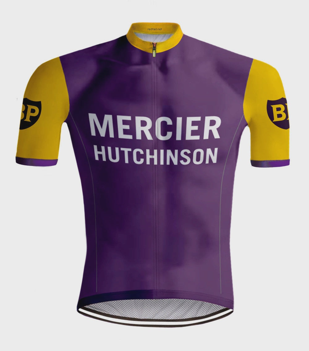Maillot de cyclisme rétro REDTED Mercier Hutchinson