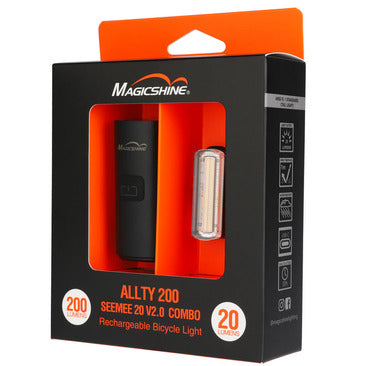 Combo Éclairage Vélo MAGICSHINE Allty 200 + Seemee 20 V2.0