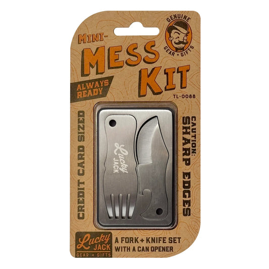 Carte d'Aventure Mini Mess Kit LUCKY JACK Outil de Repas Compact