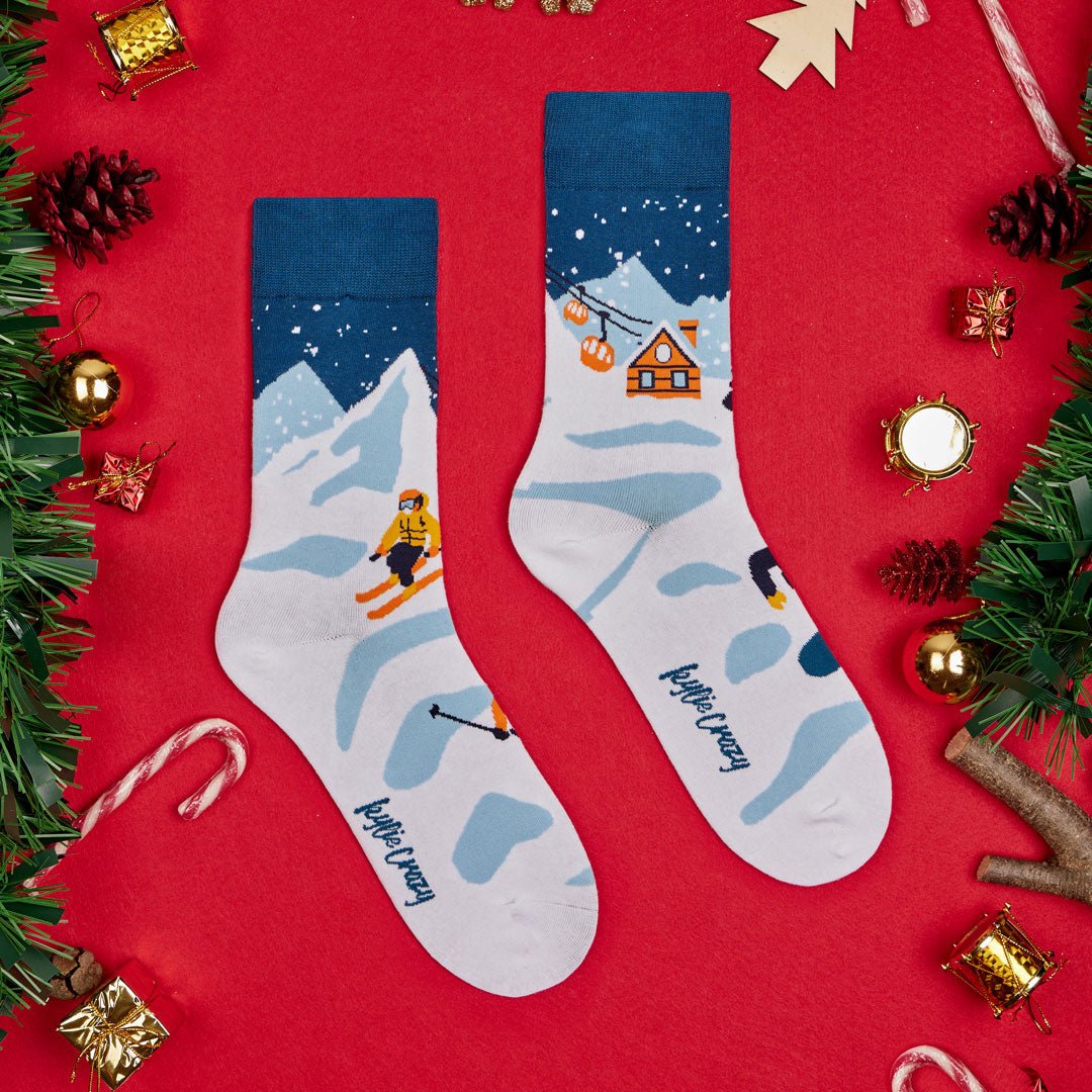 Chaussettes Fantaisies Unisexe KYLLY CRAZY Sport D'hivers
