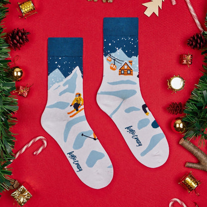 Chaussettes Fantaisies Unisexe KYLLY CRAZY Sport D'hivers