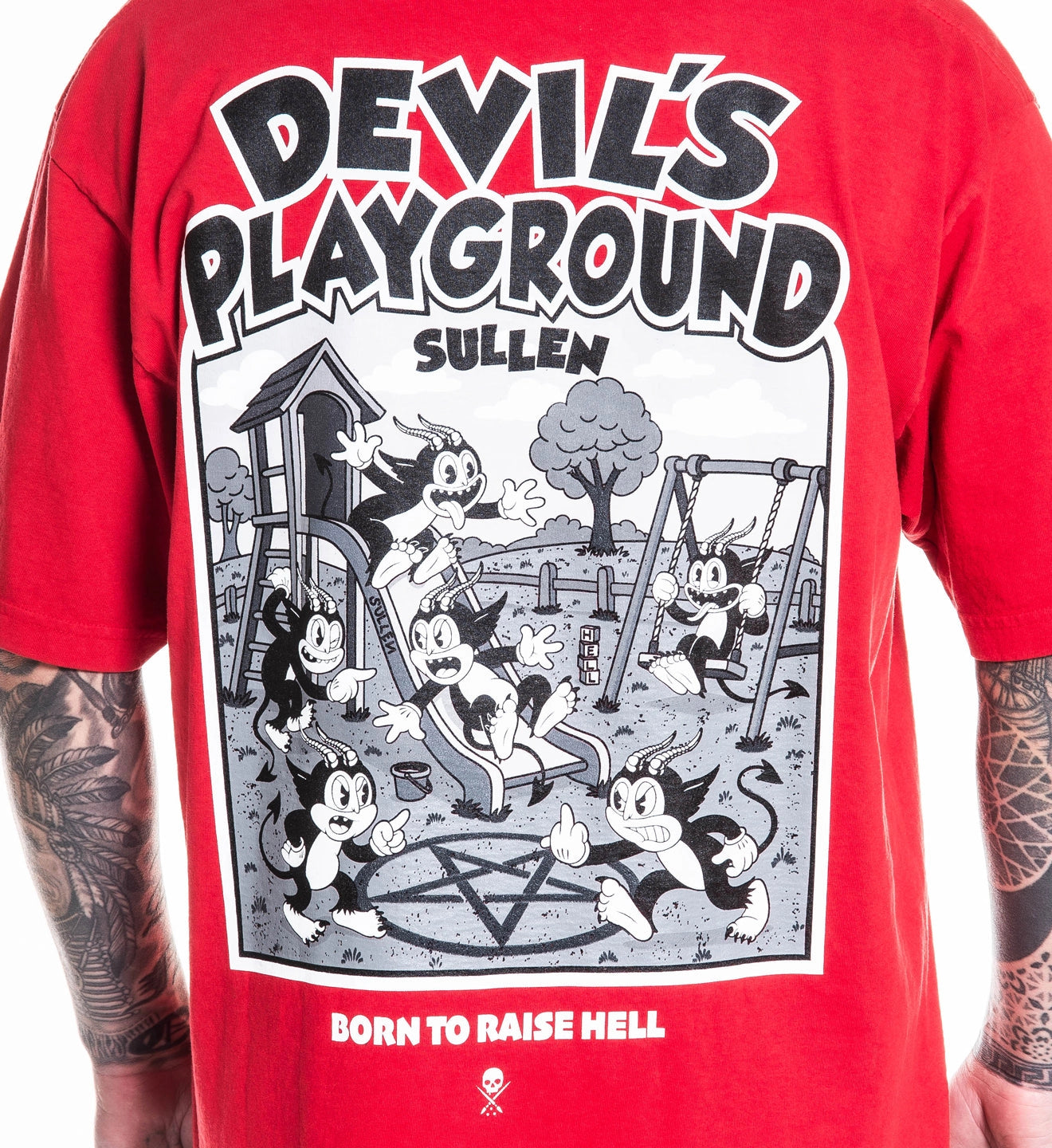 T-shirt SULLEN Le terrain de jeu du diable "1 Tonne"