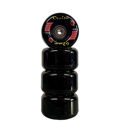 Roue Kryptonics Cruiser 62mm set de 4PCS