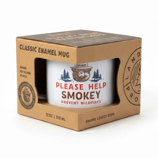Tasse en émail THE LANDMARK PROJECT Smokey Bear