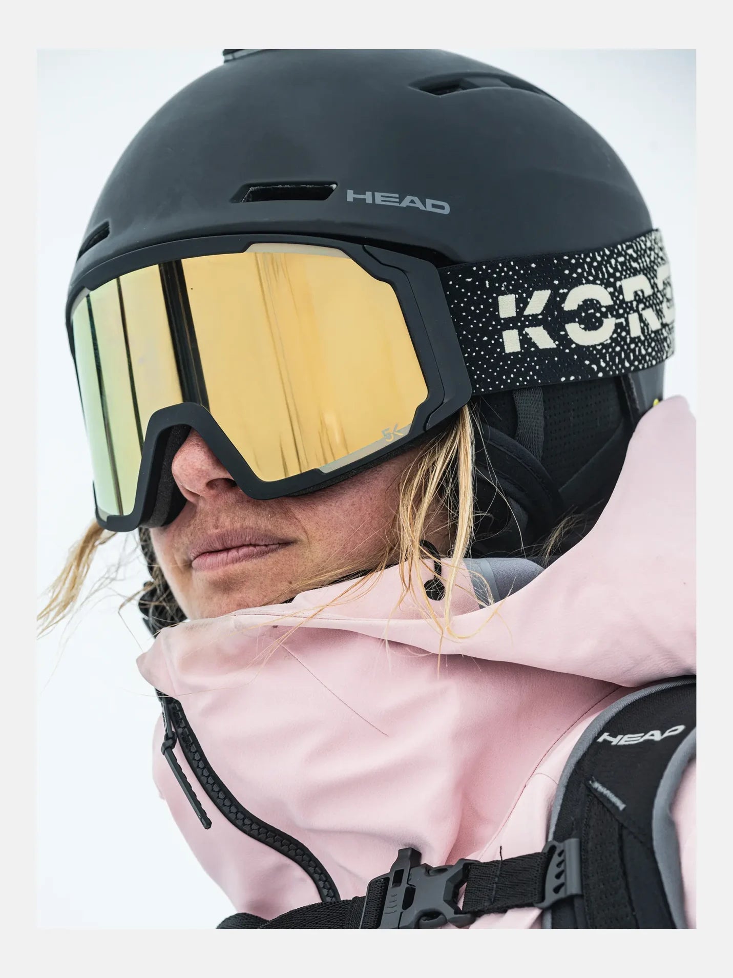 Masque de ski et snowboard Head Neves Pro 5K, Gold / Kore