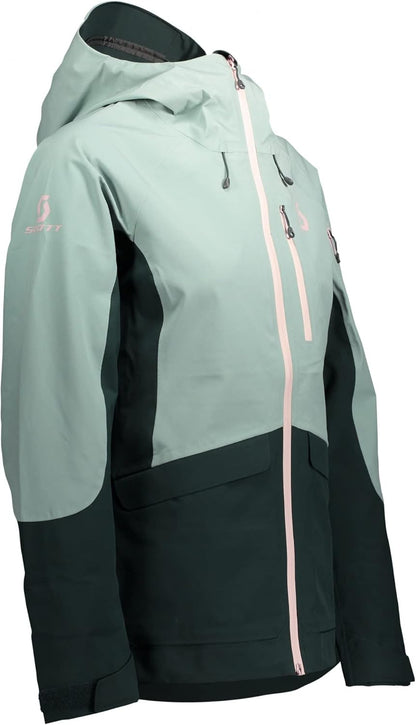 Veste de ski randonnée femme Scott Vertic 3L, Pale Pink