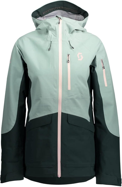 Veste de ski randonnée femme Scott Vertic 3L, Pale Pink