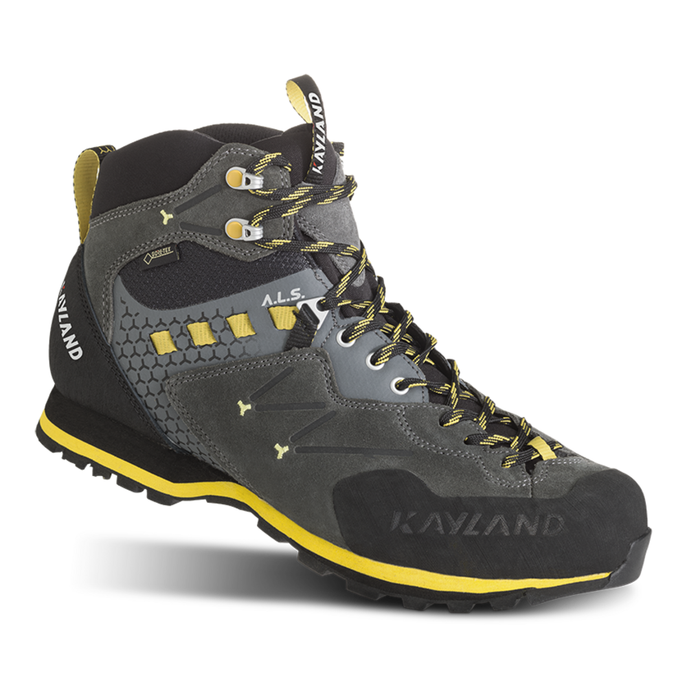 Chaussures Kayland Vitrik Mid GTX, Dark Grey / Yellow