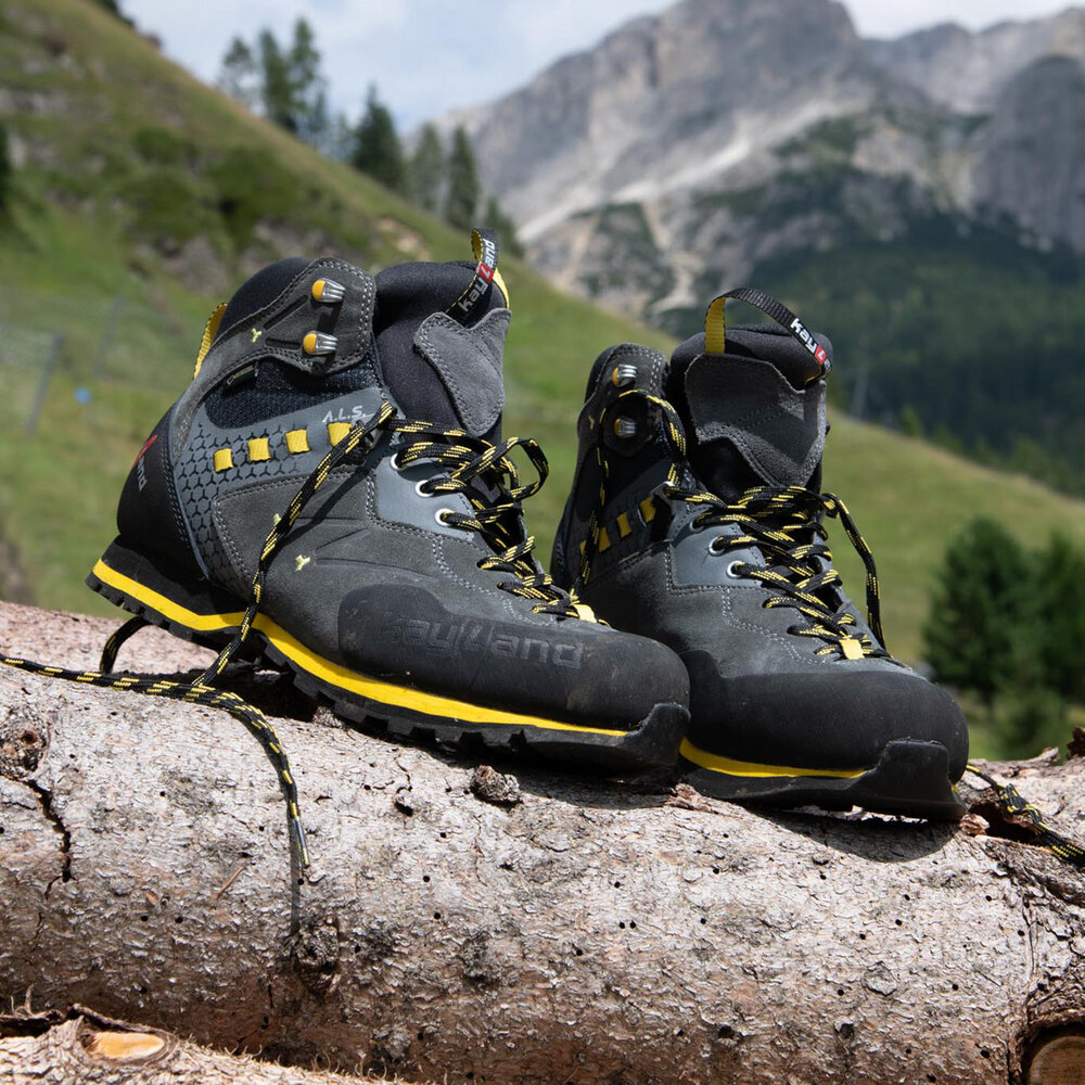 Chaussures Kayland Vitrik Mid GTX, Dark Grey / Yellow