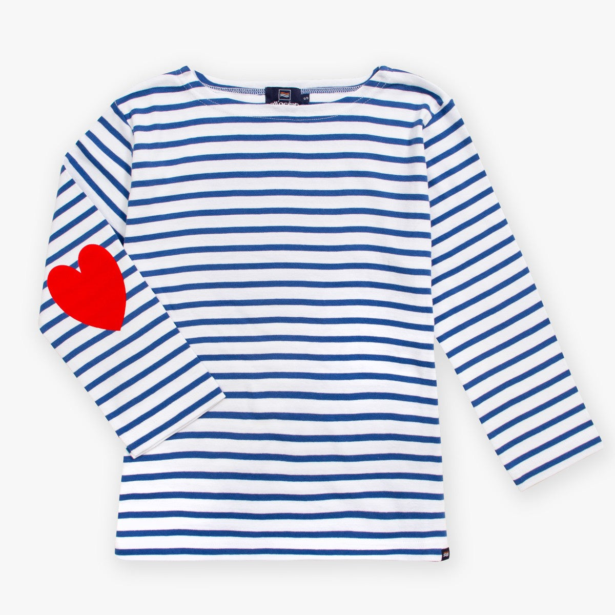 Marinière pour Femme ALL' OCEAN Crouesty Cœur
