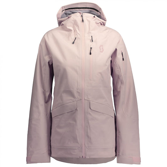 Veste de ski randonnée femme Scott Vertic 3L, Pale Pink