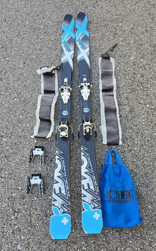 Occasion Set Ski de randonnee Movement 1m84 + peaux + couteaux