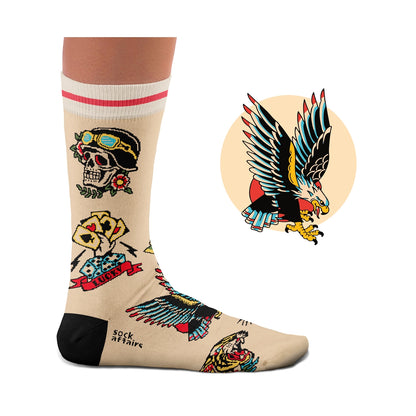 Chaussettes Fantaisie Unisexe SOCK AFFAIRS, American War Tattoo