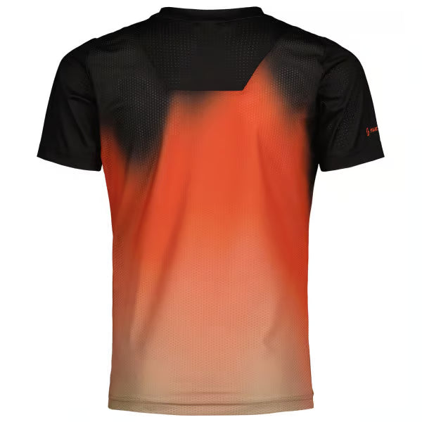 T-shirt Junior  Scott Trail Vertic 10, Black / Mars Red