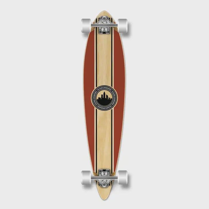 Longboard YOCAHER Cimier Bourgogne Pintail