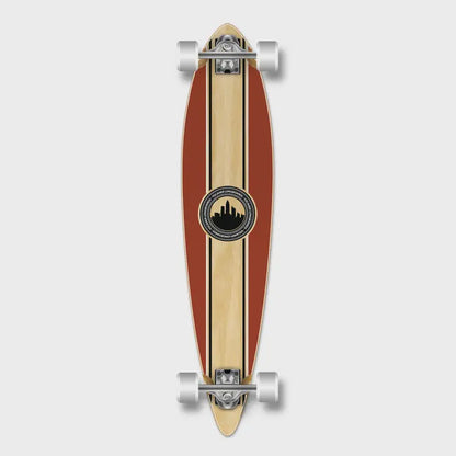 Longboard YOCAHER Cimier Bourgogne Pintail